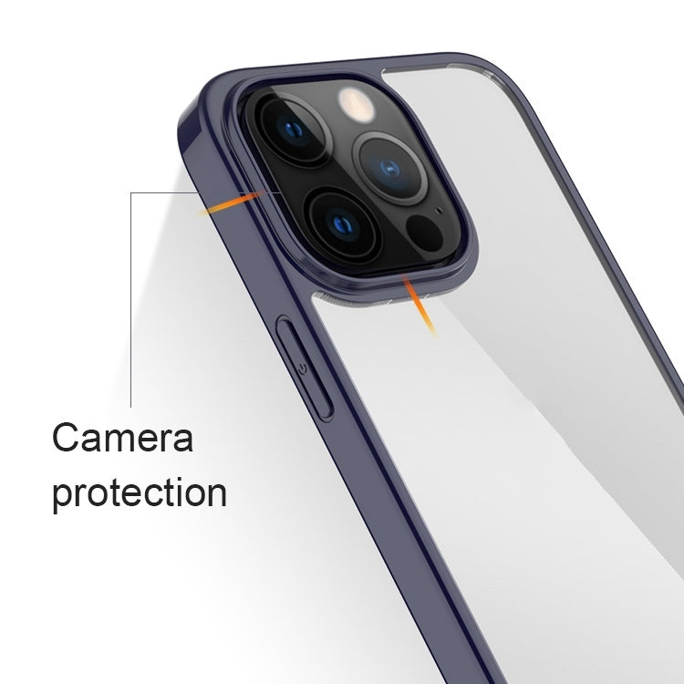 For iPhone 14 Pro Mutural Jiantou Series Electroplating Phone Case(Black) by Mutural