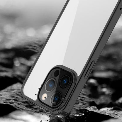 For iPhone 14 Pro Max Mutural Jiantou Series Electroplating Phone Case (Black) by Mutural