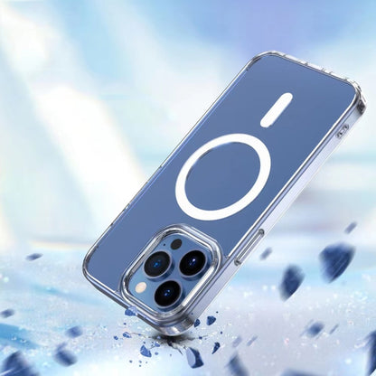 For iPhone 14 Mutural Jingtou Series MagSafe Magnetic Phone Case (Clear) by Mutural
