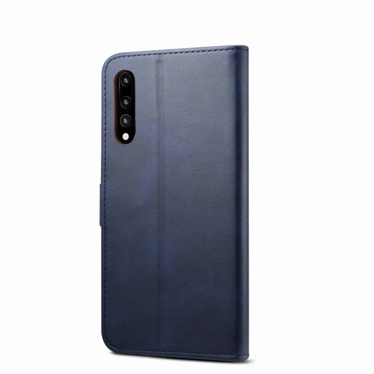 For Huawei P20 GUSSIM Business Style Horizontal Flip Leather Case with Holder & Card Slots & Wallet(Blue) by GUSSIM