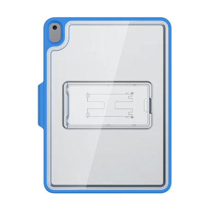 Mutural Transparent Holder Tablet Case For iPad 10.2 2021 / 2020 / 2019 / 10.5(Blue) by Mutural