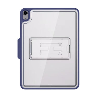 Mutural Transparent Holder Tablet Case For iPad Air 2022/ 2020 10.9(Navy Blue) by Mutural