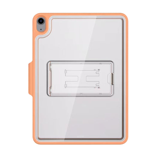 Mutural Transparent Holder Tablet Case For iPad Air 2022/ 2020 10.9(Orange) by Mutural