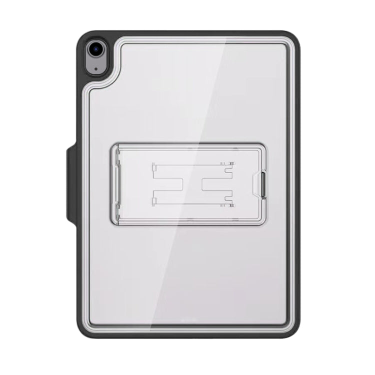 Mutural Transparent Holder Tablet Case For iPad Air 2022/ 2020 10.9(Black) by Mutural