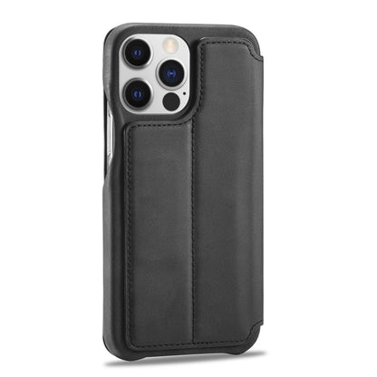 For iPhone 14 Pro Max LC.IMEEKE Hon Ancient Series Flip Leather Phone Case (Black) by LC.IMEEKE