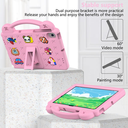 Handle Kickstand Children EVA Shockproof Tablet Case For Samsung Galaxy Tab A8 10.5 2022/2021 / Lenovo Tab M10 Plus 3rd Gen TB125FU 2022 10.6 inch / Huawei MatePad Pro 2021/2019 / Nokia T20 10.36 2021(Pink) by bashfashion