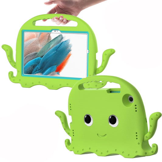 For Samsung Galaxy Tab A8 10.5 2021 Octopus Style EVA + PC Tablet Case with Strap(Grass Green) by bashfashion