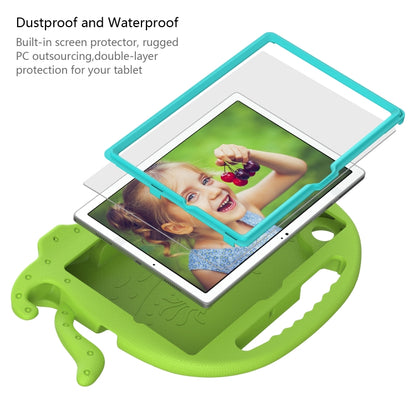 For Samsung Galaxy Tab A8 10.5 2021 Octopus Style EVA + PC Tablet Case with Strap(Grass Green) by bashfashion