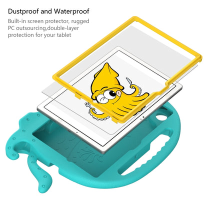 For Samsung Galaxy Tab A8 10.5 2021 Octopus Style EVA + PC Tablet Case with Strap(Glacial Green) by bashfashion