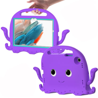For Samsung Galaxy Tab A8 10.5 2021 Octopus Style EVA + PC Tablet Case with Strap(Purple) by bashfashion