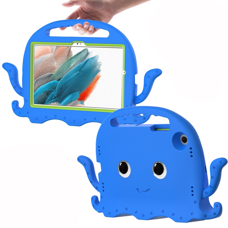 For Samsung Galaxy Tab A8 10.5 2021 Octopus Style EVA + PC Tablet Case with Strap(Blue) by bashfashion