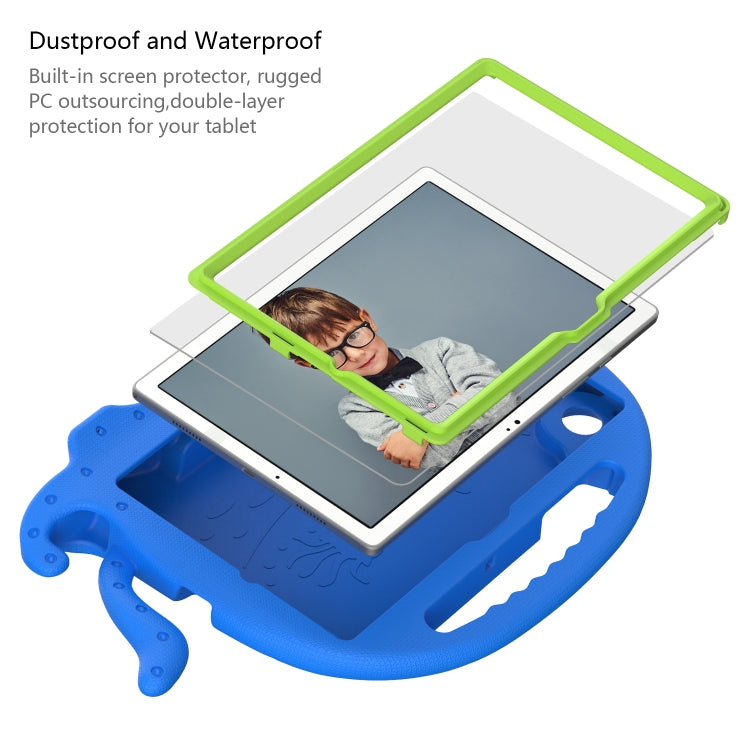 For Samsung Galaxy Tab A8 10.5 2021 Octopus Style EVA + PC Tablet Case with Strap(Blue) by bashfashion