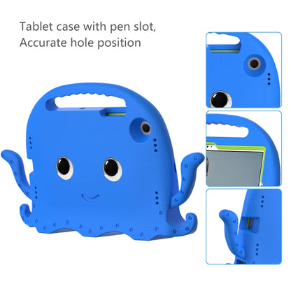 For Samsung Galaxy Tab A8 10.5 2021 Octopus Style EVA + PC Tablet Case with Strap(Blue) by bashfashion