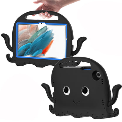 For Samsung Galaxy Tab A8 10.5 2021 Octopus Style EVA + PC Tablet Case with Strap(Black) by bashfashion