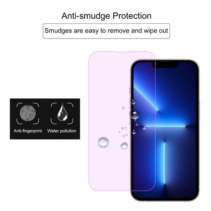 For iPhone 16e / 13 / 13 Pro Purple Light Eye Protection Tempered Glass Film by DIYLooks