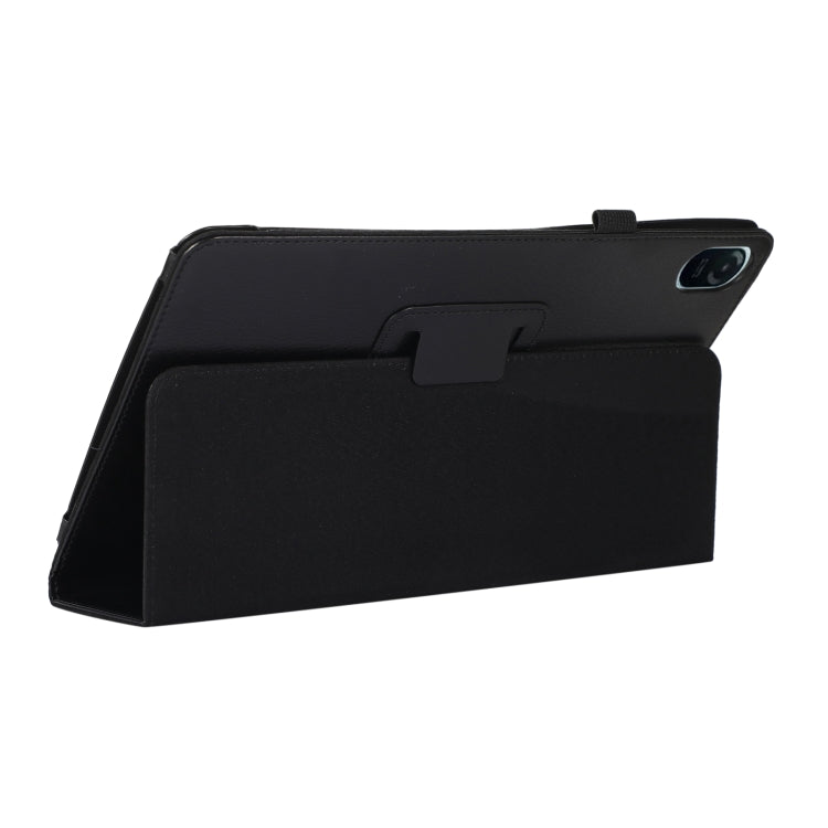 For Honor Pad 8 Litchi Texture Leather Tablet Case with Holder(Black) by bashfashion