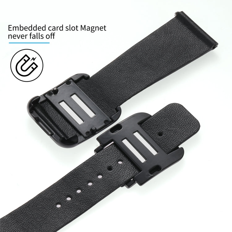 Black Square Buckle Silicone Watch Band For Apple Watch Series 9&8&7 41mm / SE 3&SE 2&6&SE&5&4 40mm / 3&2&1 38mm(Black) by bashfashion