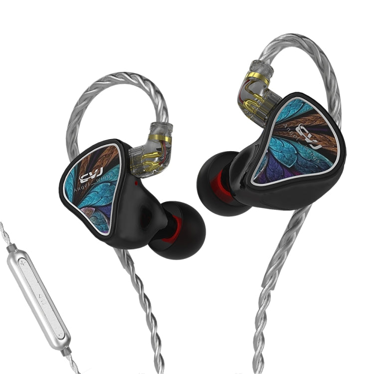 CVJ Angel Wings Hybrid Technology HiFi Music Wired Earphone With Mic by CVJ