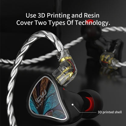 CVJ Angel Wings Hybrid Technology HiFi Music Wired Earphone With Mic by CVJ