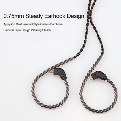 CVJ-V1 1.25m Oxygen-free Copper Silver Plated Upgrade Cable For 0.78mm Earphones, Without Mic by CVJ