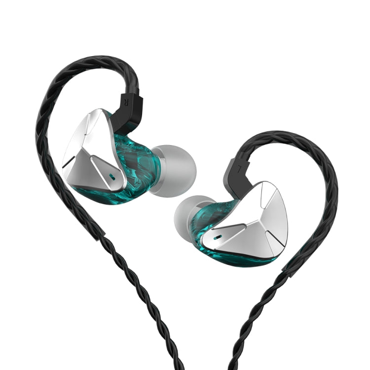 CVJ Demon Double Dynamic Coil HiFi Music Wired Earphone No Mic(Silver) by CVJ