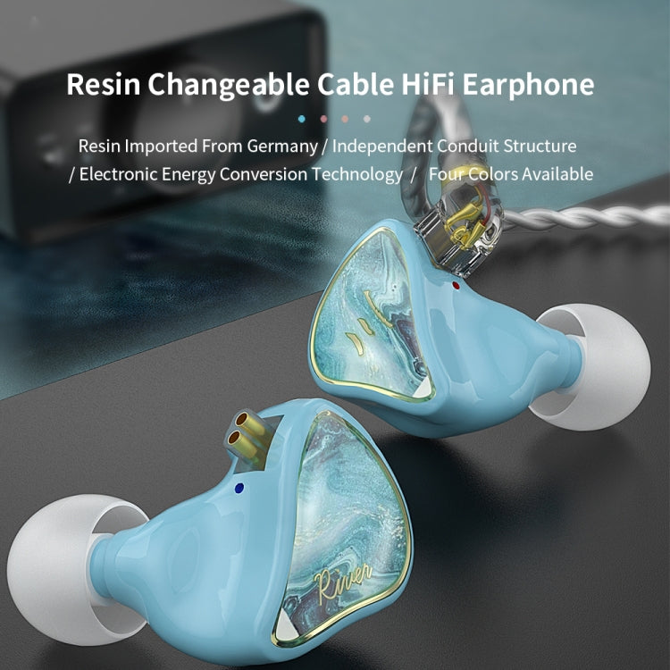 CVJ Hybrid Technology HiFi Music Wired Earphone No Mic(Moon) by CVJ