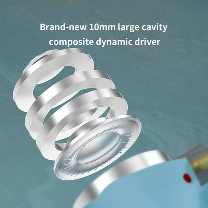 CVJ Hybrid Technology HiFi Music Wired Earphone No Mic(Rosy) by CVJ