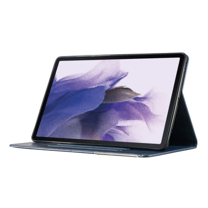 For Samsung Galaxy Tab S7 FE/Tab S7+/Tab S8+ Prismatic Leather Tablet Case(Blue) by bashfashion