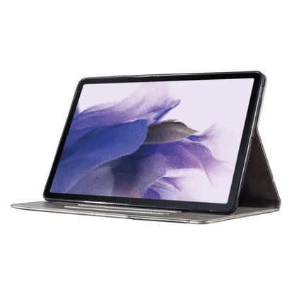 For Samsung Galaxy Tab S7 FE/Tab S7+/Tab S8+ Prismatic Leather Tablet Case(Grey) by bashfashion