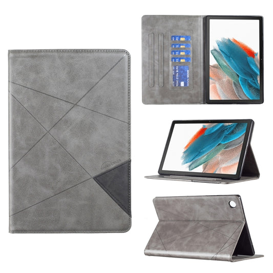 For Samsung Galaxy Tab A8 10.5 2021 SM-X200/X205 Prismatic Leather Tablet Case(Grey) by bashfashion