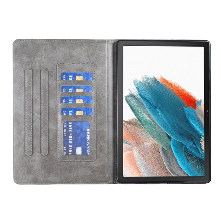 For Samsung Galaxy Tab A8 10.5 2021 SM-X200/X205 Prismatic Leather Tablet Case(Grey) by bashfashion