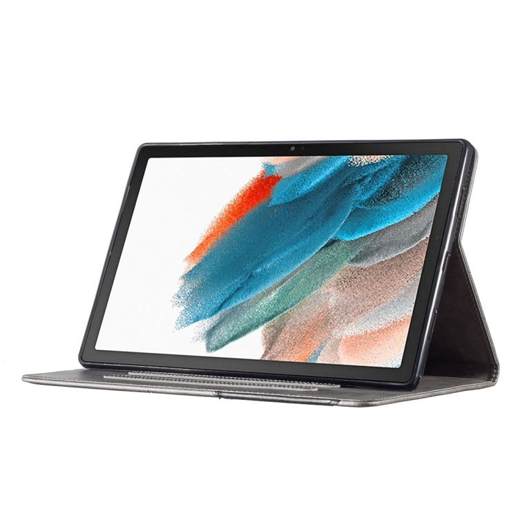 For Samsung Galaxy Tab A8 10.5 2021 SM-X200/X205 Prismatic Leather Tablet Case(Grey) by bashfashion