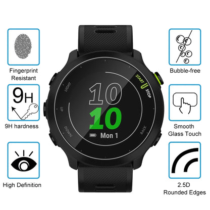 10 PCS For Garmin Forerunner 158 Tempered Glass Screen Watch Film by bashfashion