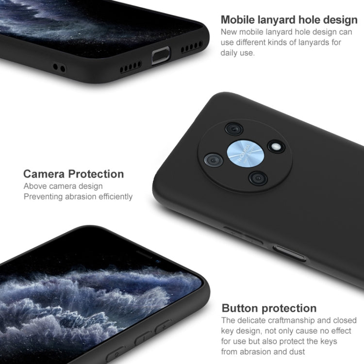For Huawei nova Y90 4G IMAK UC-3 Series Shockproof Frosted TPU Protective Case(Black) by imak