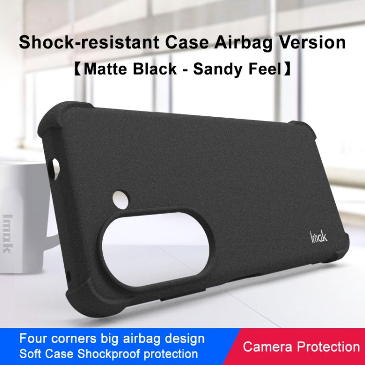 For Asus Zenfone 9 5G IMAK All-inclusive Shockproof Airbag TPU Case (Matte Black) by imak