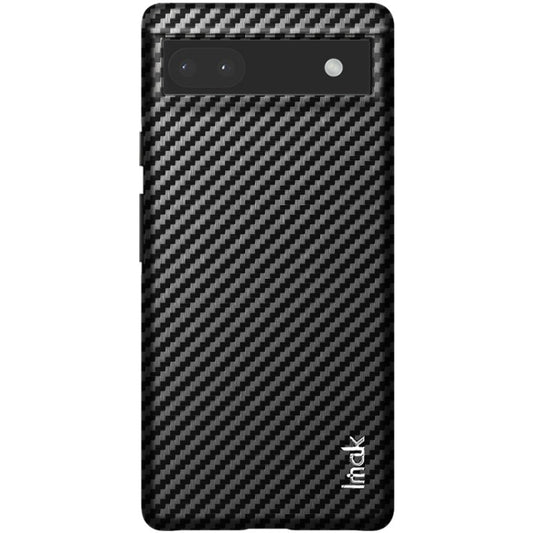 For Google Pixel 6a IMAK Ruiyi Series Carbon Fiber PU + PC Phone Case(Black) by imak