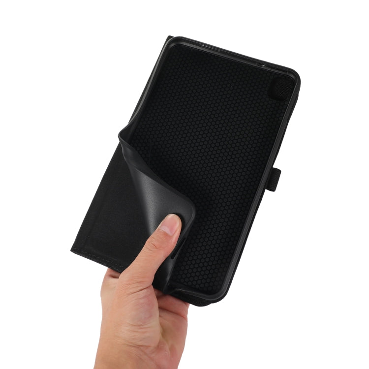 For Nokia T10 Fabric PU + TPU Flip Tablet Leather Case(Black) by bashfashion