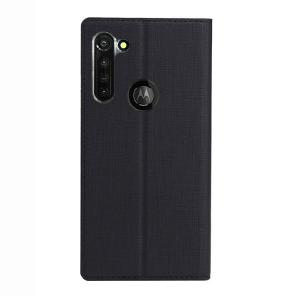 For Motorola Moto G8 Power ViLi Shockproof TPU + PU Horizontal Flip Protective Case with Card Slot & Holder(Black) by ViLi