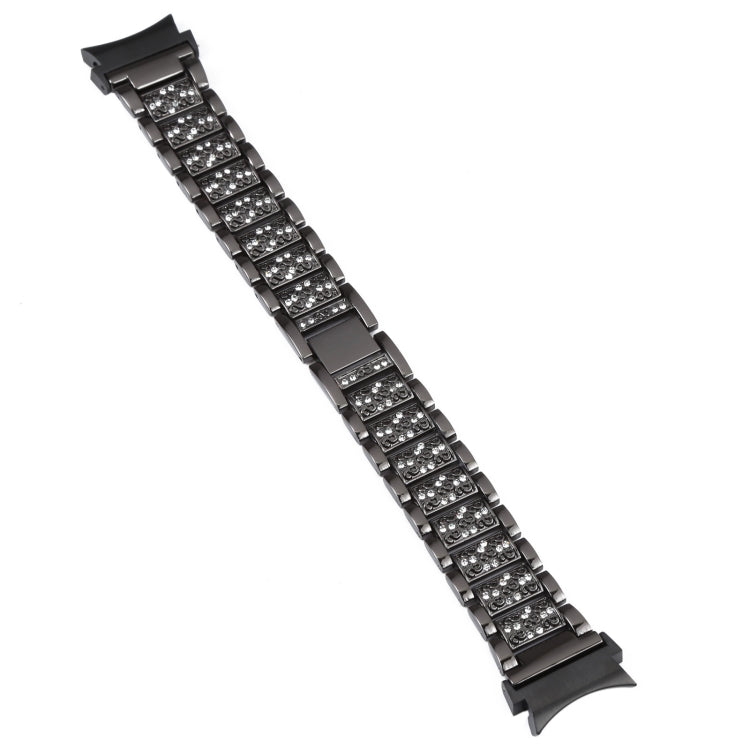 For Samsung Galaxy Watch5 40mm / 44mm Full Diamond Metal Watch Band(Black) by bashfashion