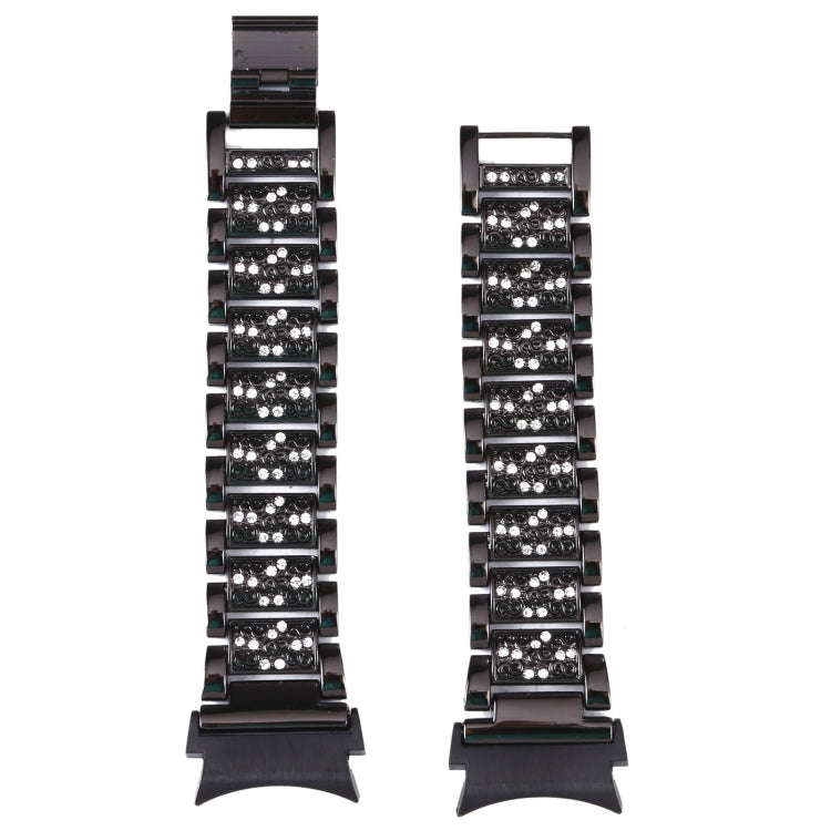 For Samsung Galaxy Watch5 40mm / 44mm Full Diamond Metal Watch Band(Black) by bashfashion