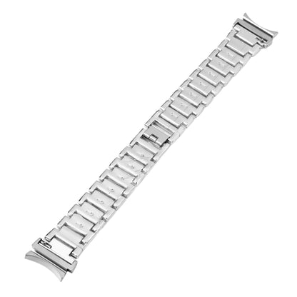 For Samsung Galaxy Watch5 40mm / 44mm Full Diamond Metal Watch Band(Silver) by bashfashion