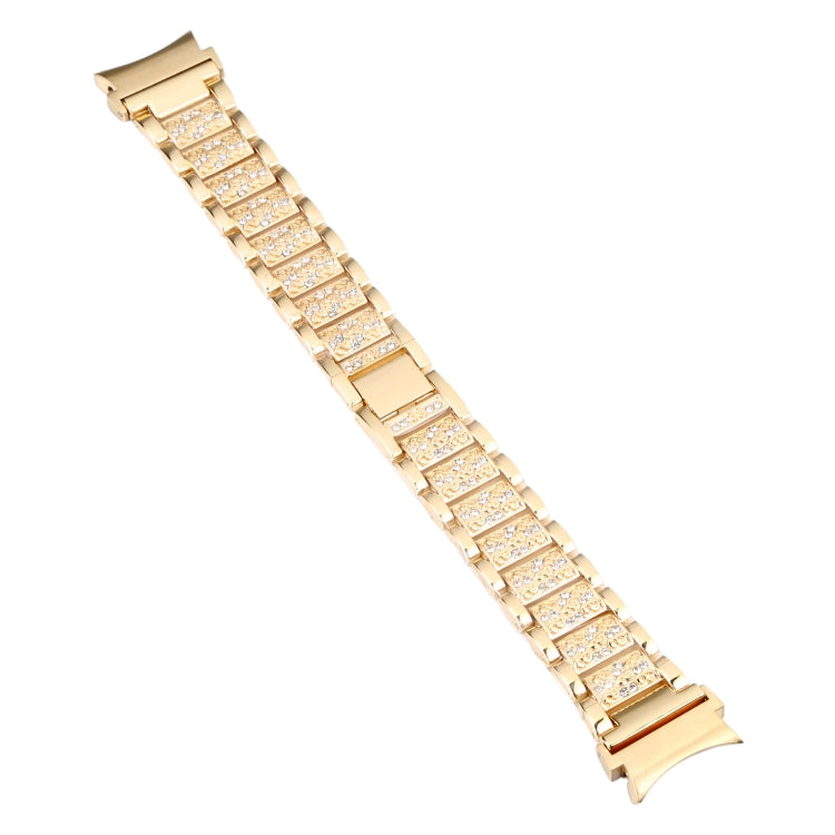 For Samsung Galaxy Watch5 40mm / 44mm Full Diamond Metal Watch Band(Gold) by bashfashion