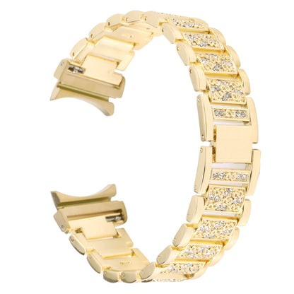 For Samsung Galaxy Watch5 40mm / 44mm Full Diamond Metal Watch Band(Gold) by bashfashion