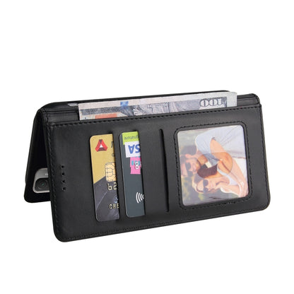 For Huawei P Smart 2021 GQUTROBE Skin Feel Magnetic Leather Phone Case(Black) by GQUTROBE