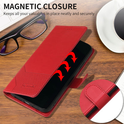 For Huawei P30 Pro GQUTROBE Skin Feel Magnetic Leather Phone Case(Red) by GQUTROBE