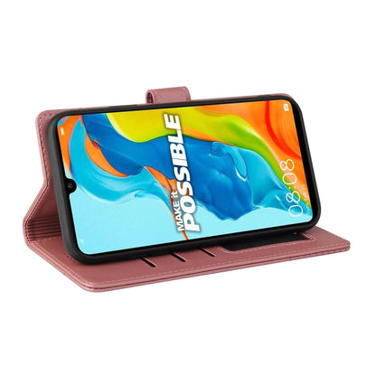 For Huawei P30 Lite GQUTROBE Skin Feel Magnetic Leather Phone Case(Rose Gold) by GQUTROBE