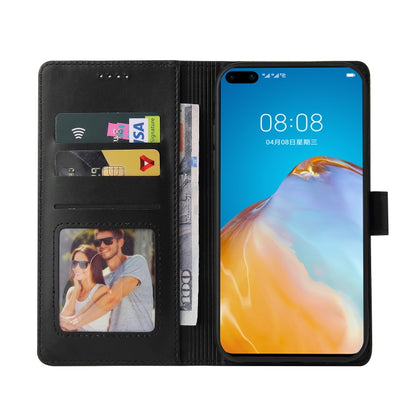 For Huawei P40 Pro GQUTROBE Skin Feel Magnetic Leather Phone Case(Black) by GQUTROBE