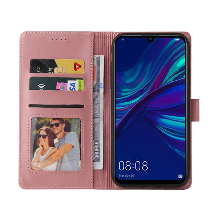 For Huawei P Smart 2019 GQUTROBE Skin Feel Magnetic Leather Phone Case(Rose Gold) by GQUTROBE