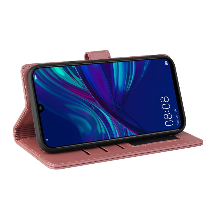 For Huawei P Smart 2019 GQUTROBE Skin Feel Magnetic Leather Phone Case(Rose Gold) by GQUTROBE