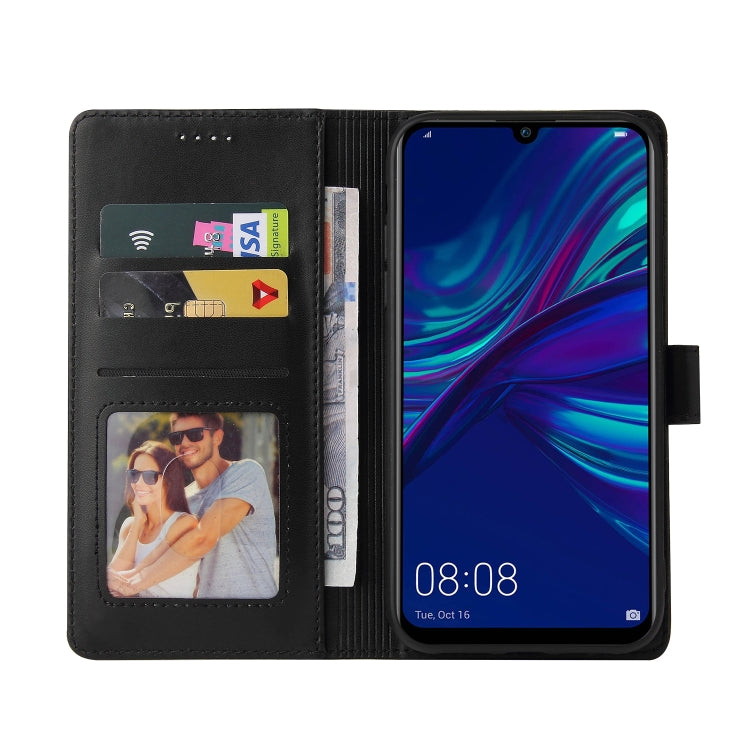 For Huawei P Smart 2019 GQUTROBE Skin Feel Magnetic Leather Phone Case(Black) by GQUTROBE